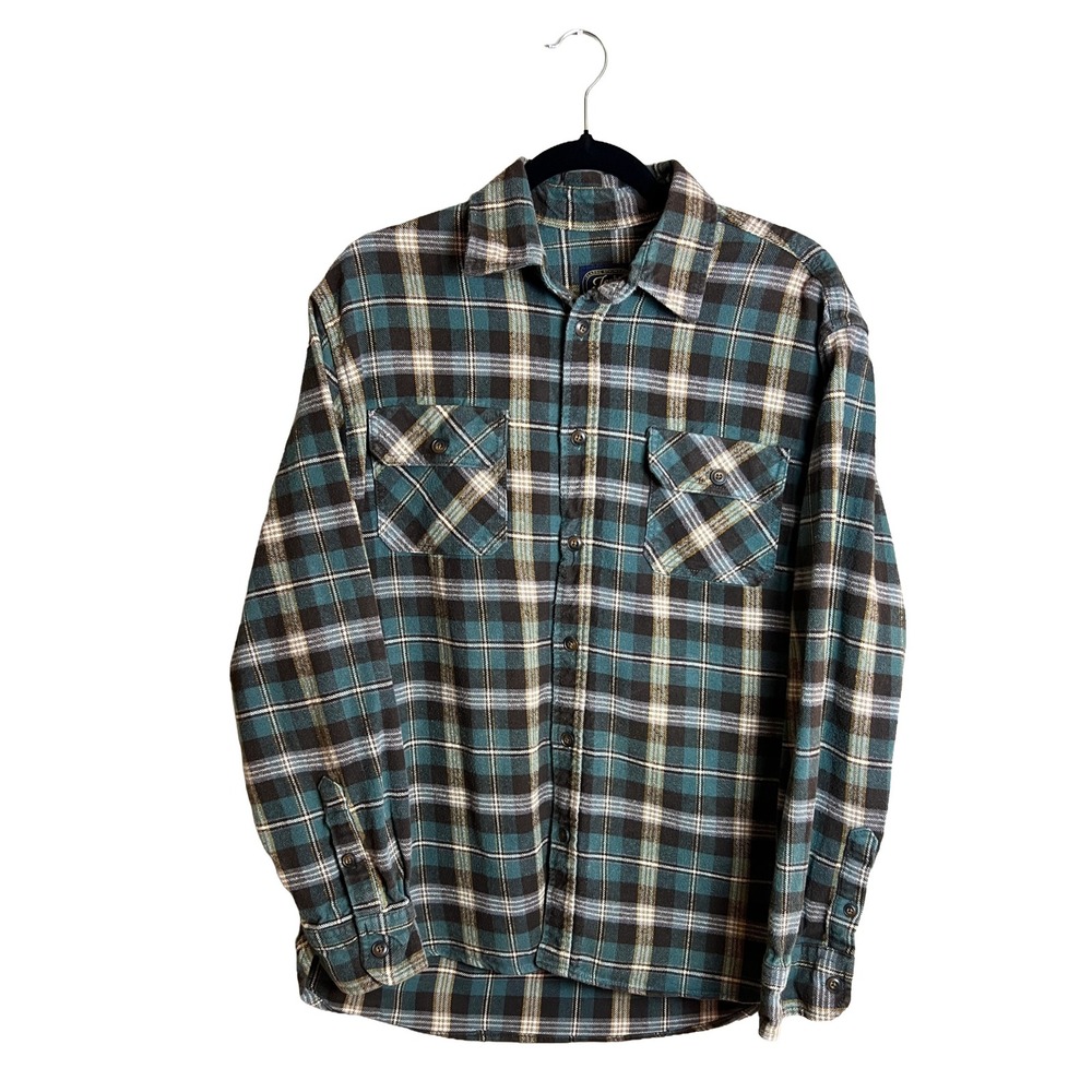 Jachs Mfg Flannel Shirt 2010s Men's‎ Size L Grunge Workwear Plaid L